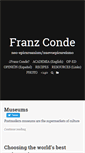 Mobile Screenshot of franzconde.com